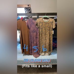 LuLaRoe Carly- XXS, NWT! Non-smoking household. $20/each